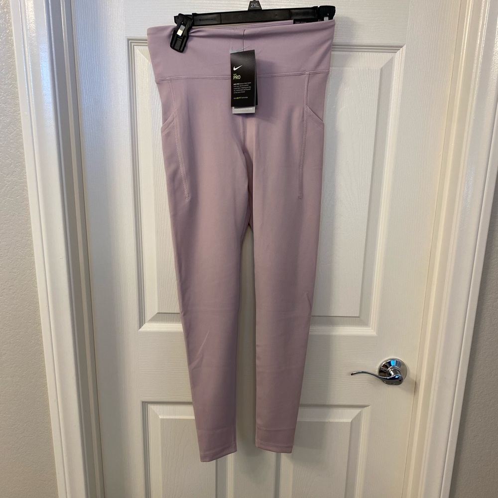 Nike Womens Pro Luxe Mid-Rise Dri-Fit Leggings NWT MEDIUM